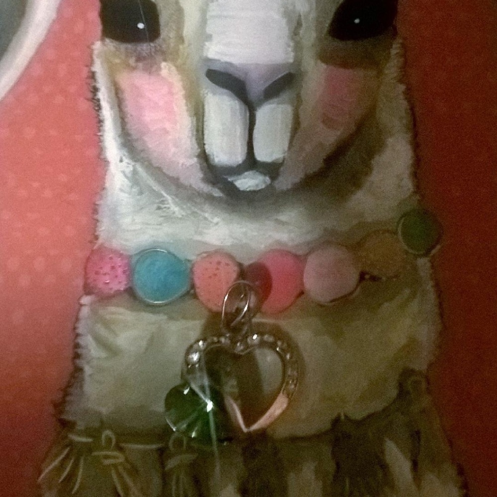 Double heart necklace